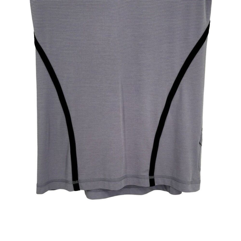 Lululemon Run Team Spirit Tech Short Sleeve Top Lilac‎ Deep Coal Size 8 - Picture 4 of 10